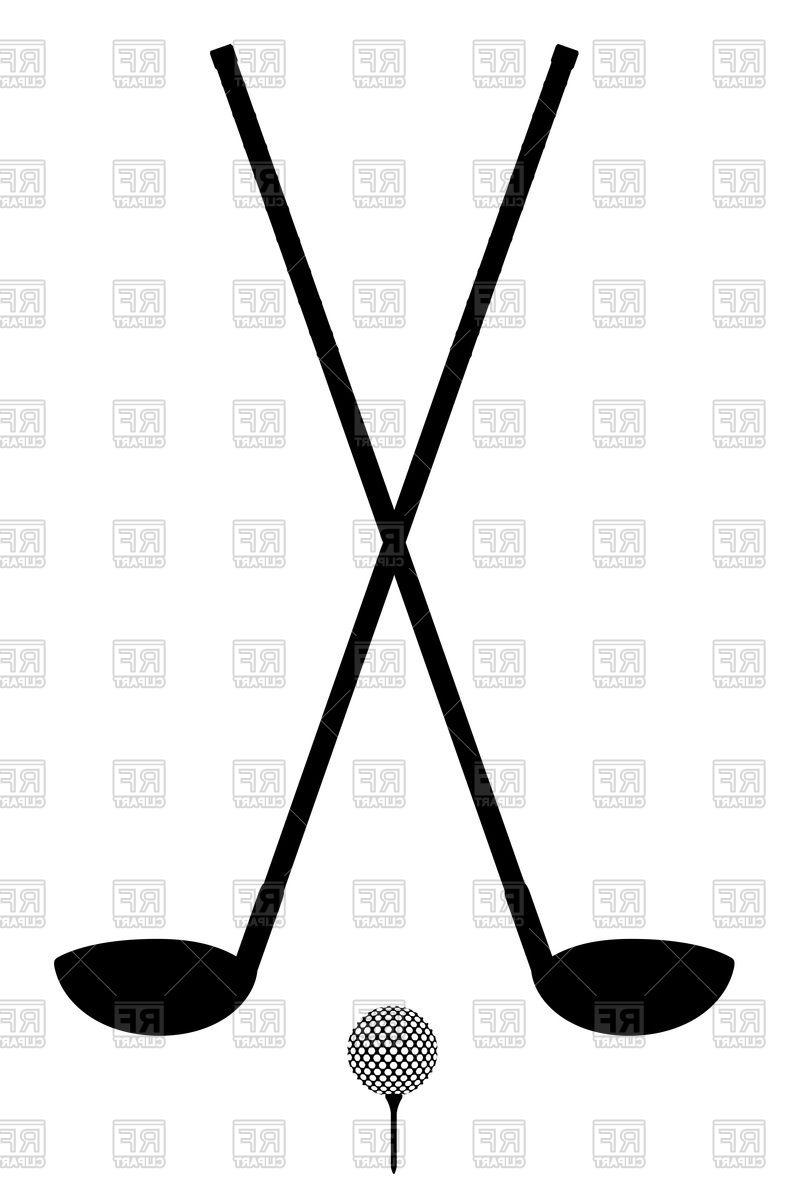 800x1200 Hd Club And Ball Silhouette Golf Clipart Vector Cdr