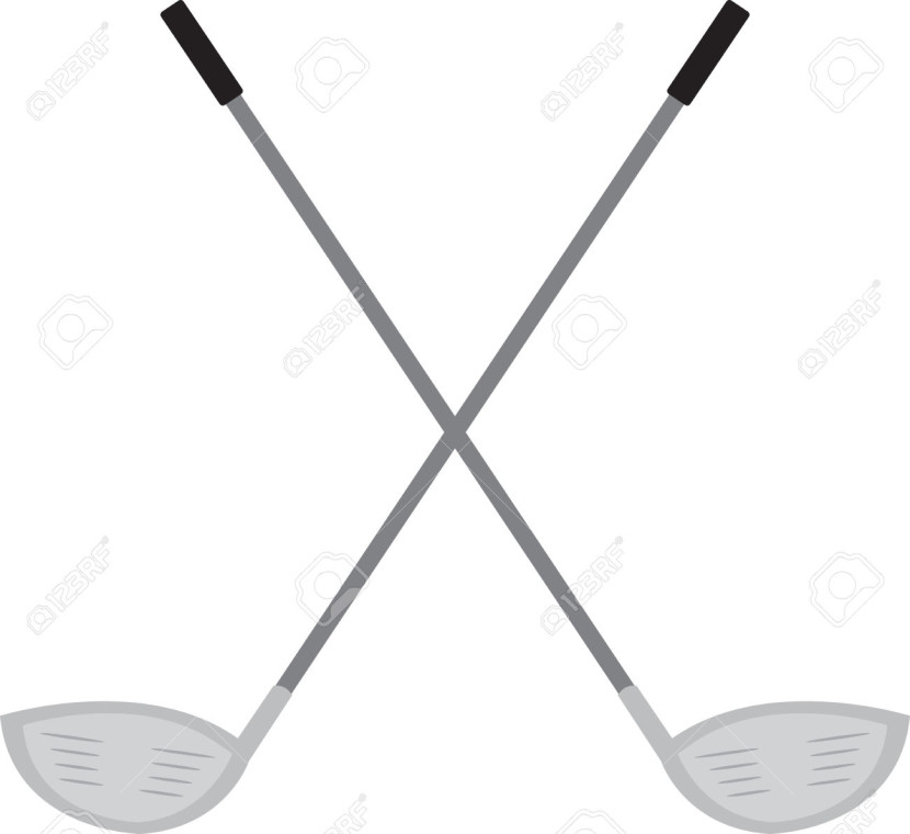 830x760 Best Crossed Golf Clubs