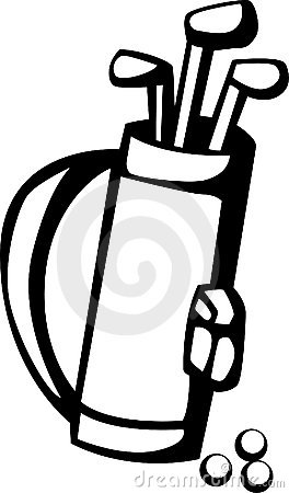 264x450 Club Clipart Golf Bag