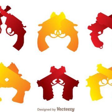 360x360 Crossed Guns Archives My Graphic Hunt