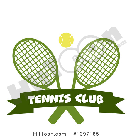450x470 Crossed Tennis Rackets Clipart