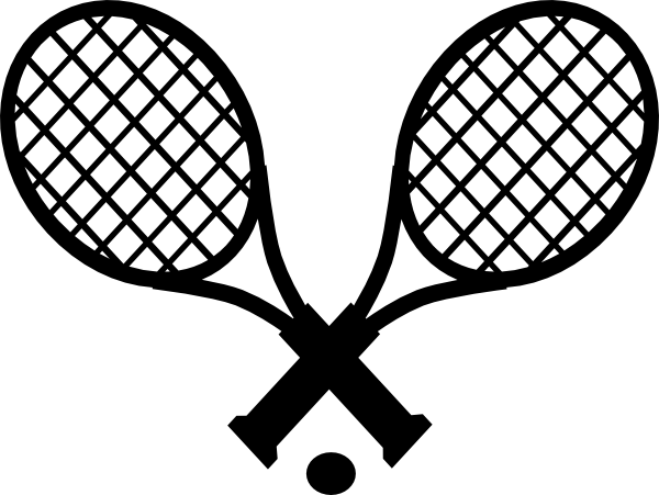 600x451 Tennis Rackets Clip Art