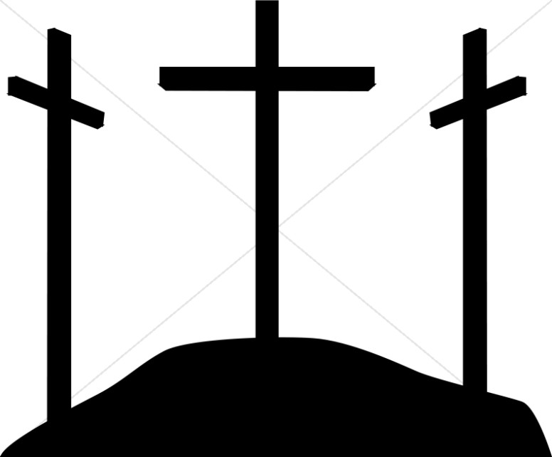 776x642 Cross Silhouette Clipart