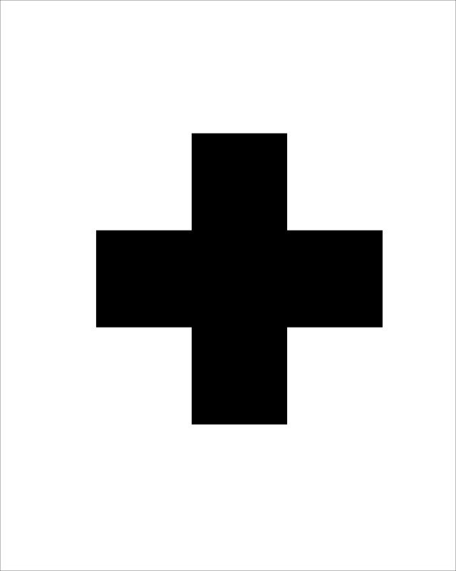 640x800 Diy Swiss Cross Wall Art Made In A Day