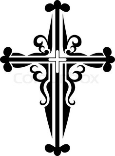 236x320 Set Of Religious Cross Symbols Isolated On White Stock Vector
