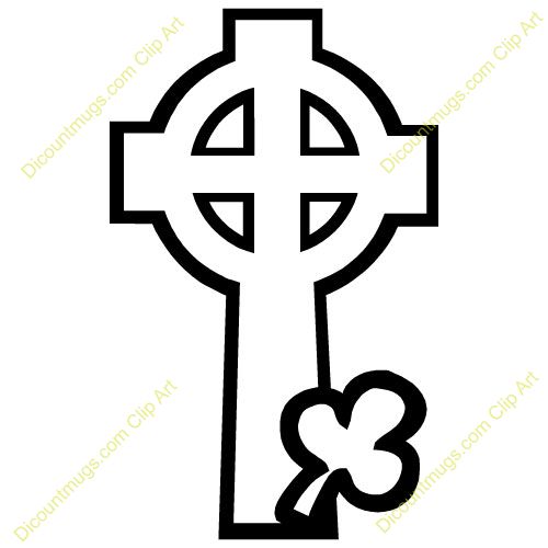 500x500 Black And White Clipart Images Gothic Cross