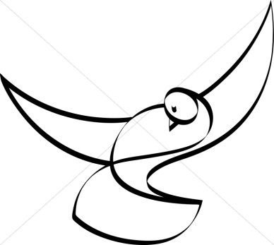 388x347 Doves Funeral On A Cross Clipart 1987824