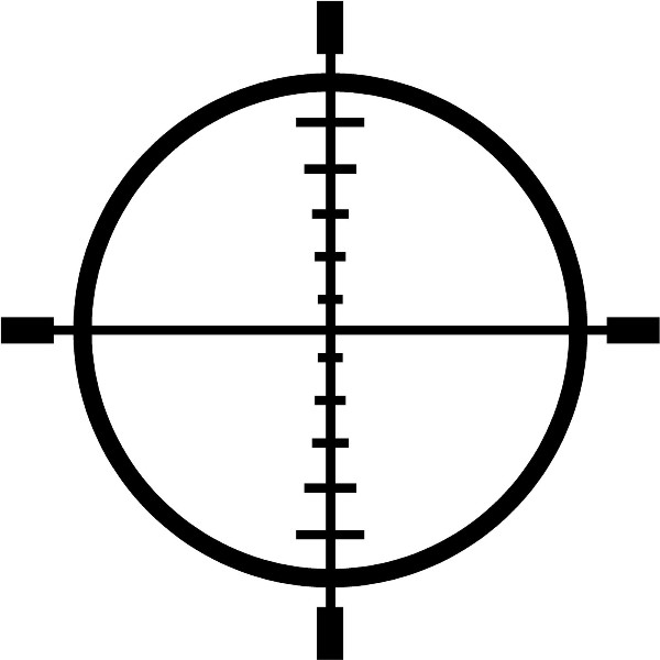 600x600 Hunting Clipart Crosshairs