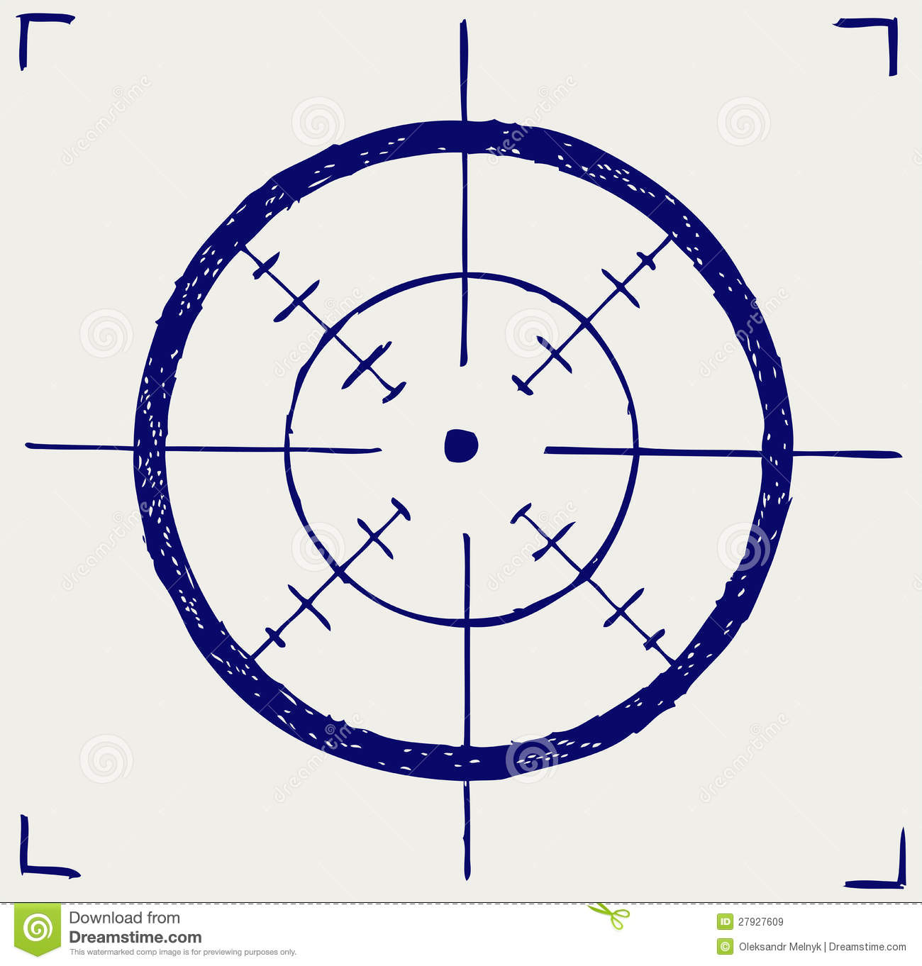 1300x1362 Sniper Clipart Crosshair