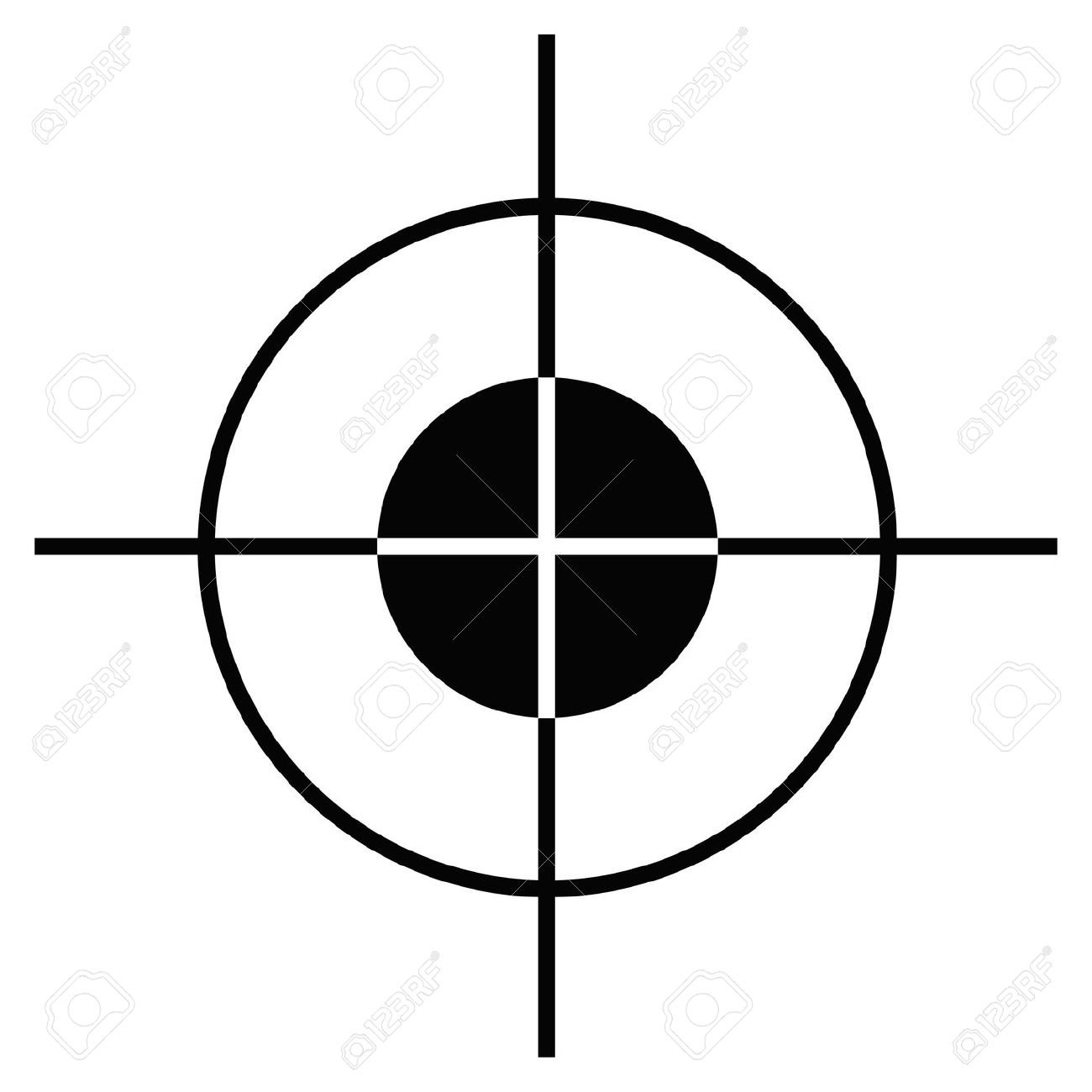 1300x1300 Target Clipart Sniper