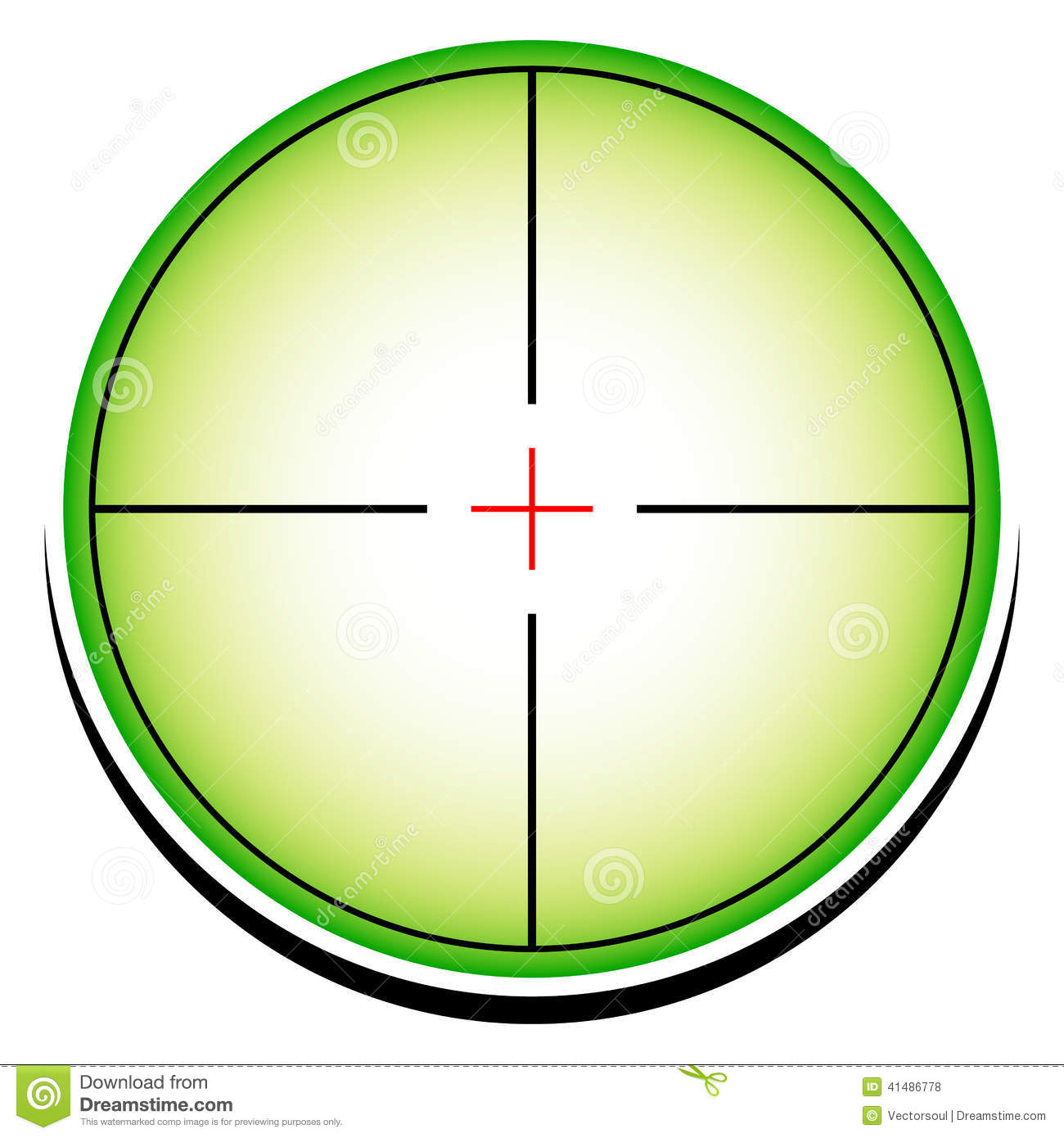 1300x1390 Crosshairs Clipart