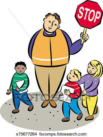 354x470 Drawings Of Crossing Guard Amp Children X75677264