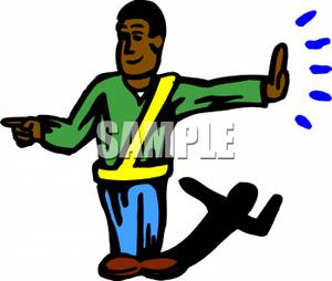 300x254 Black Crossing Guard