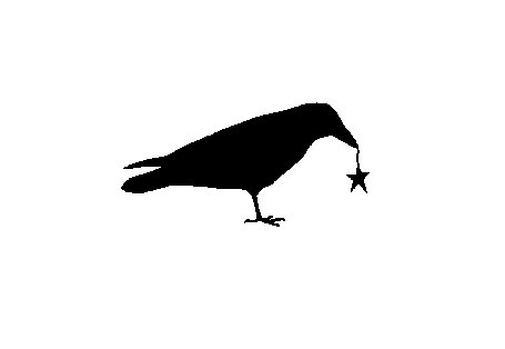 455x314 Graphics For Primitive Crow Clip Art Graphics