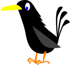 299x279 Crow Clip Art