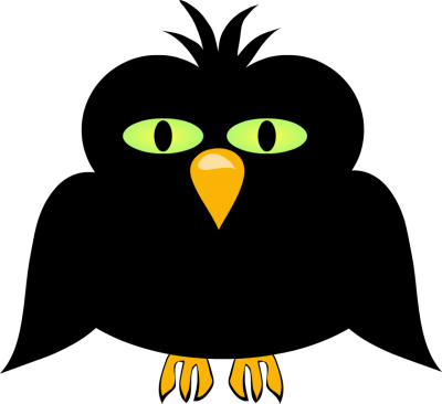 400x366 Crow Clip Art 2