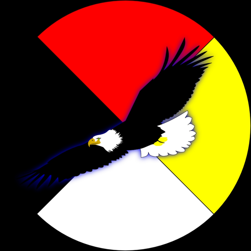 1024x1024 Graphic Design Crow Art Graphics Medicine Wheel Clip Art Top