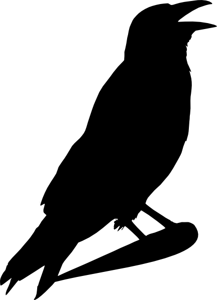 432x599 Blk Crow Clip Art