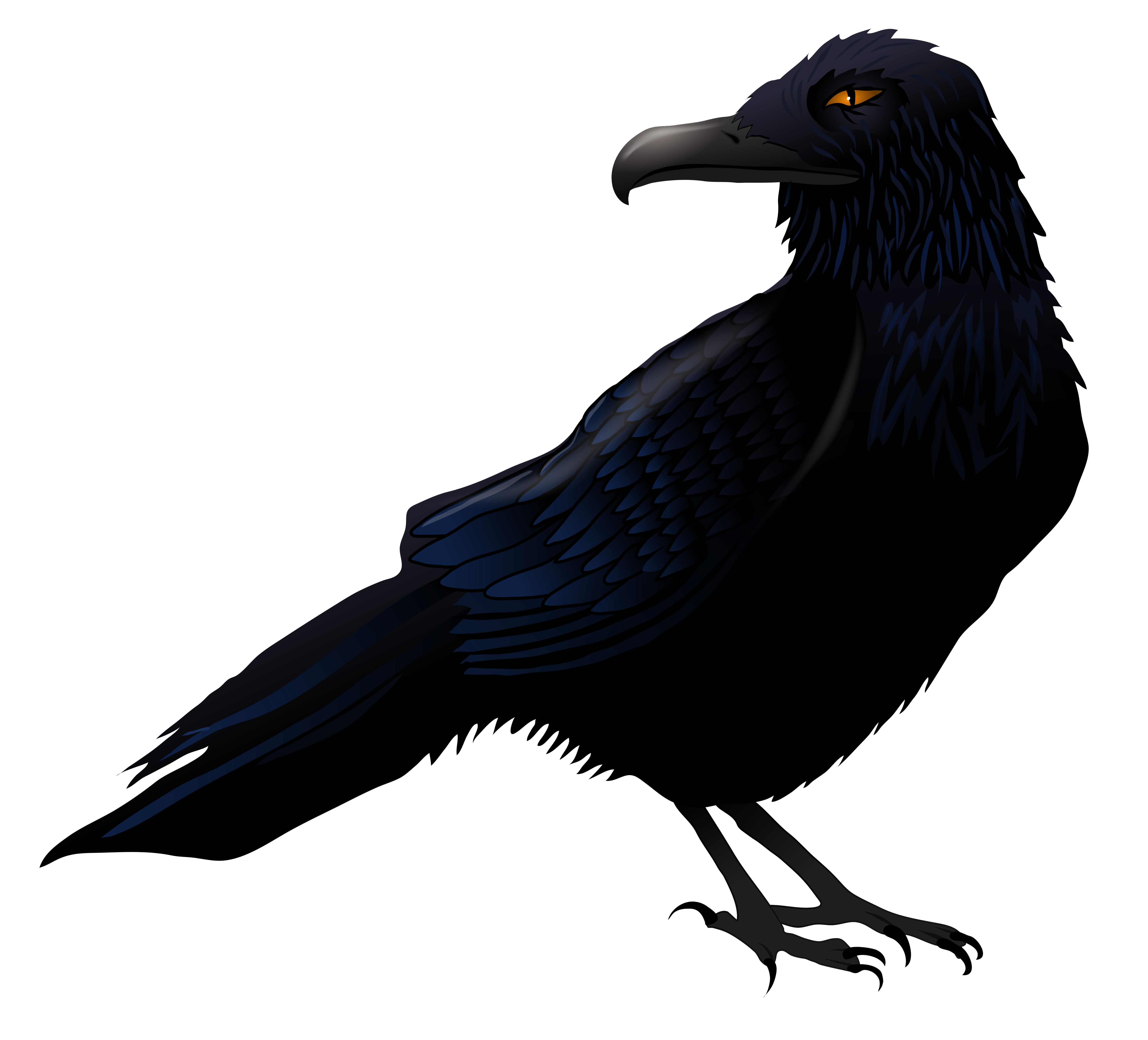 5061x4586 Raven Clipart Transparent