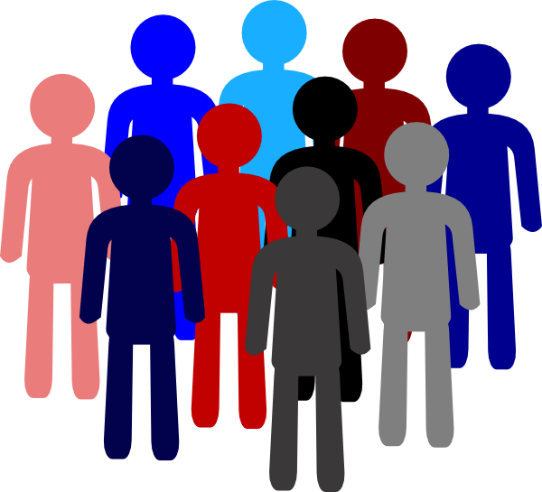 600x545 Crowd Clipart Population Change