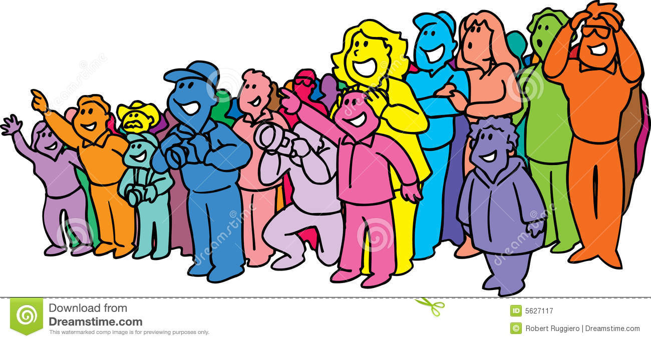 1300x684 Crowd Clipart Happy