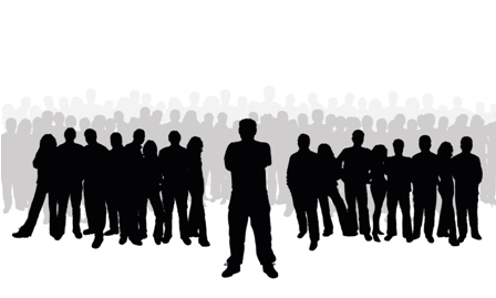 448x269 Crowd Clipart Leadership