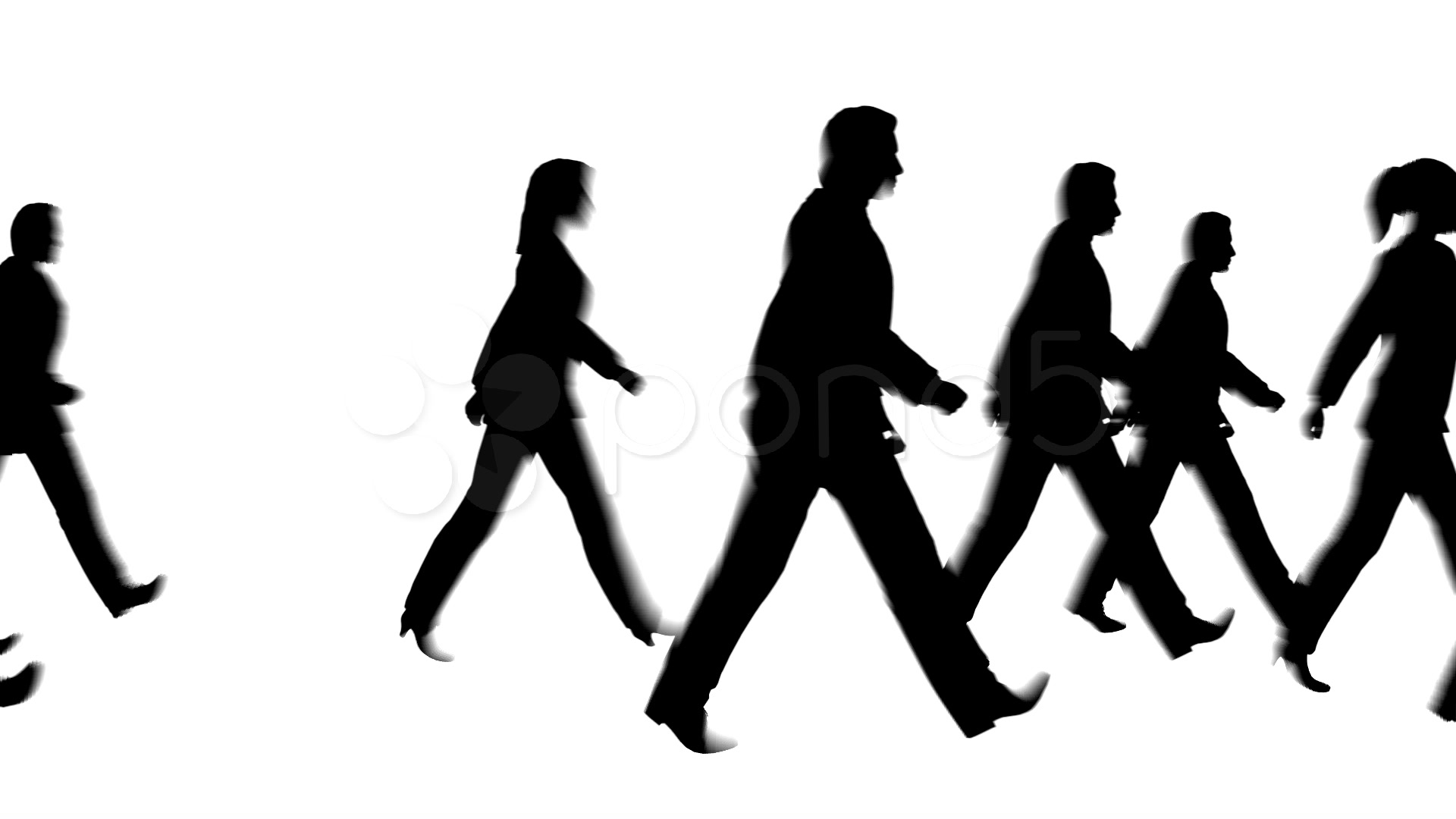 1920x1080 Crowd Clipart Walking