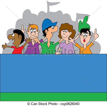 450x443 Supporters Clipart Sport Crowd