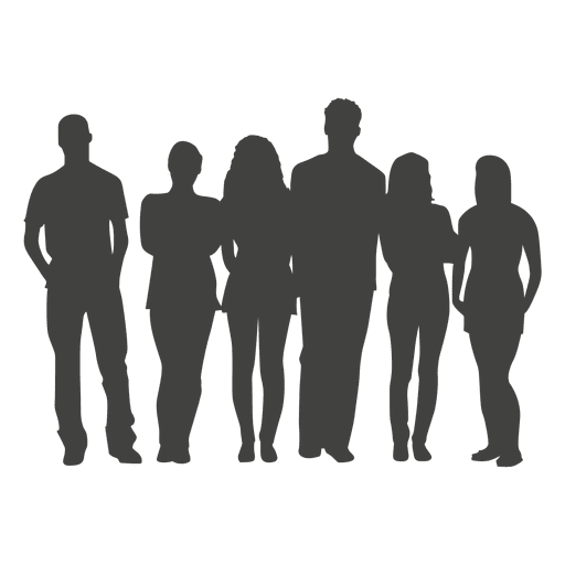 512x512 People Group Silhouette