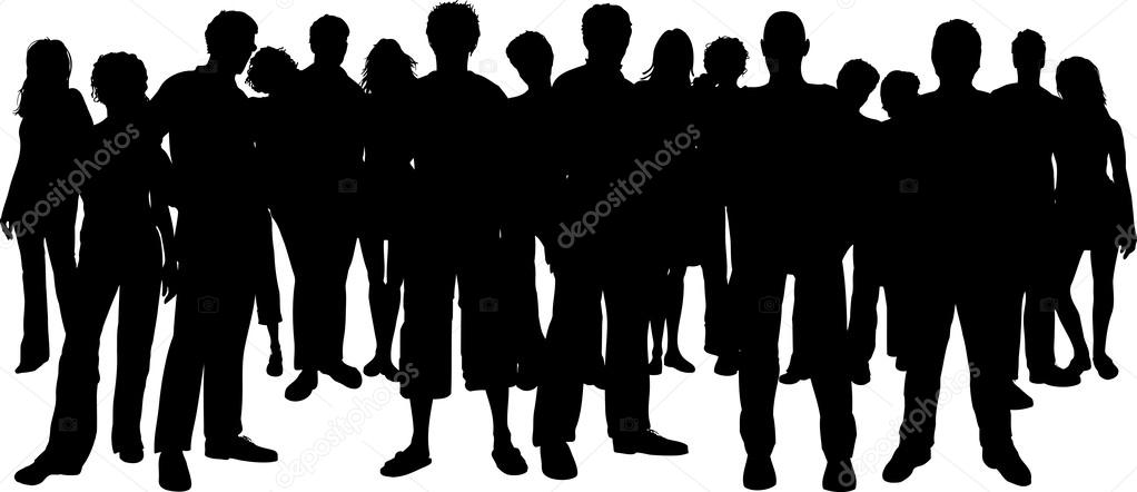 1022x442 Crowd Stock Vectors, Royalty Free Crowd Illustrations