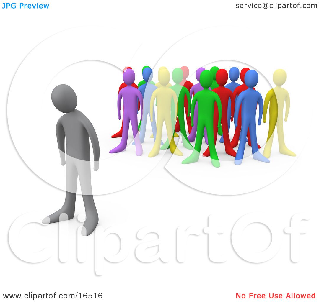 1080x1024 Crowd Clipart Different Person