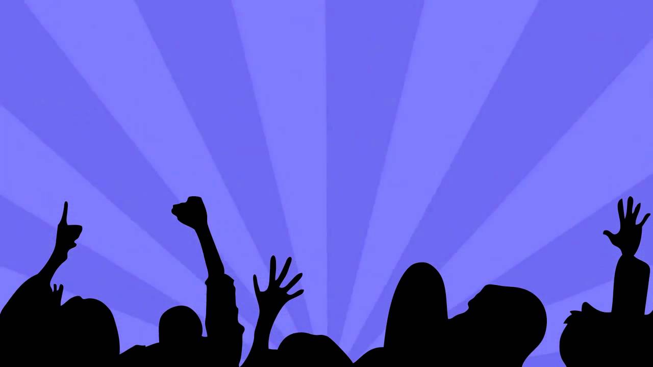 1280x720 Free Sunburst Party Crowd Video Loop