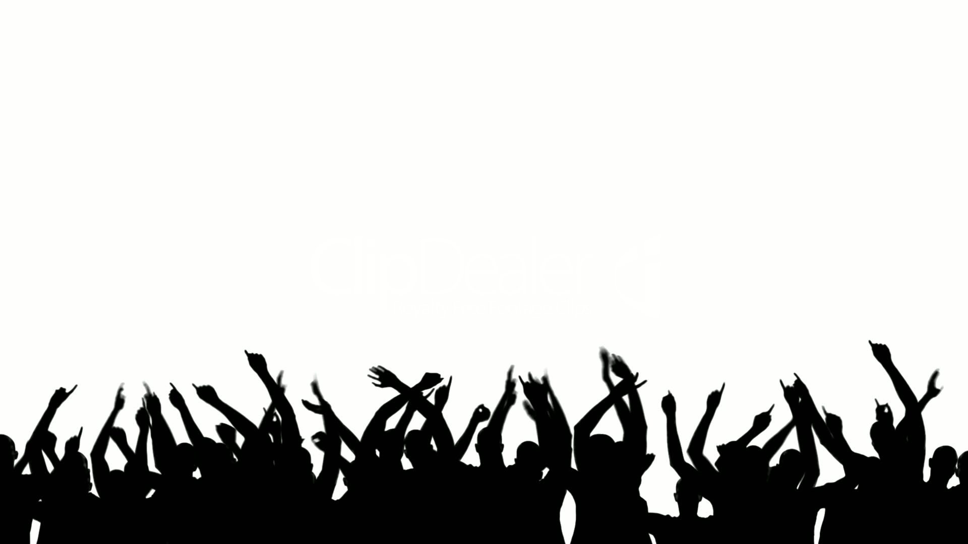 1920x1080 Silhouette Clipart Crowd