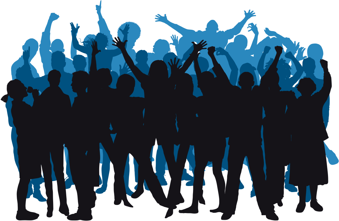 1110x726 Crowd Clipart