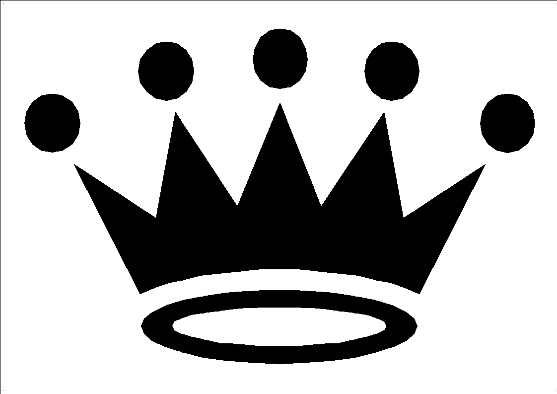 1122x793 Crown Black And White Clipart