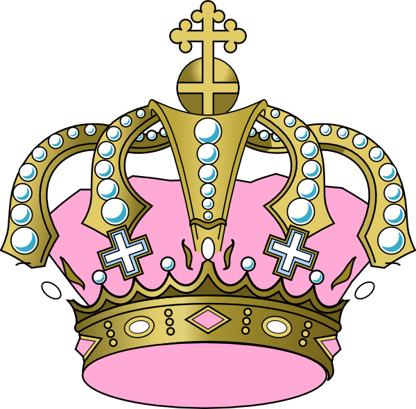 600x590 Pink Crown Clipart Clip Art