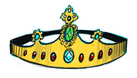 550x312 How To Draw A Crown