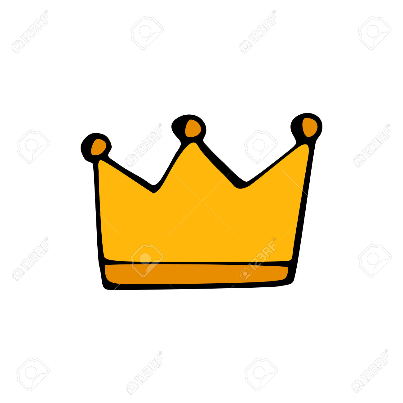 1300x1300 Crown Clipart Hand Drawn