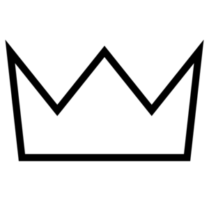 300x300 Drawn Crown Outline