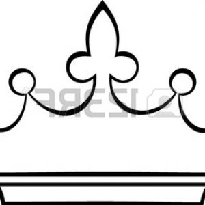 300x300 Crown Outline Clip Art, Free Crown Outline Clip Art
