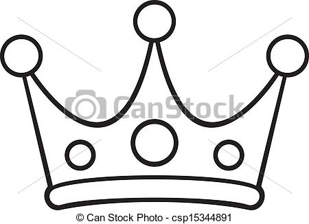 450x326 Crown Clipart Line Drawing