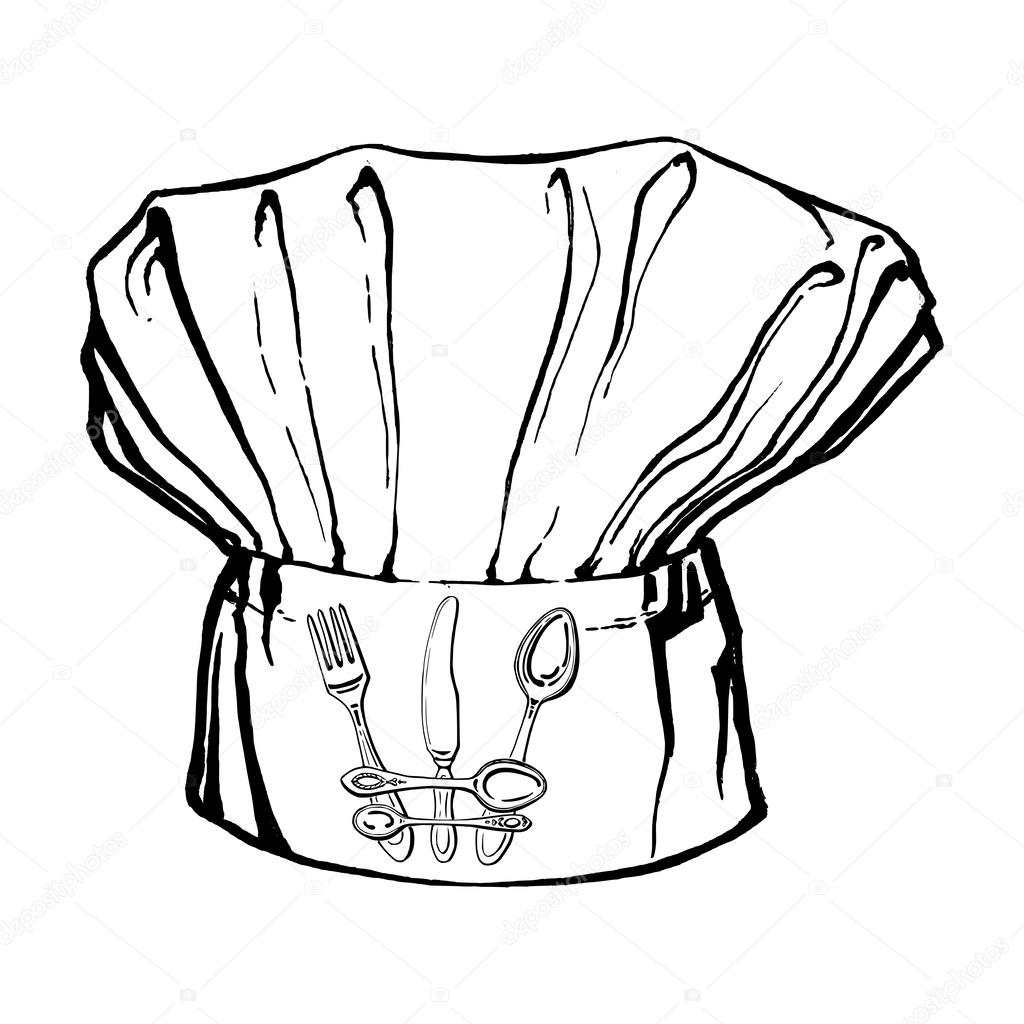 1024x1024 Chef's Hat With Crown Stock Vector Stanislav7