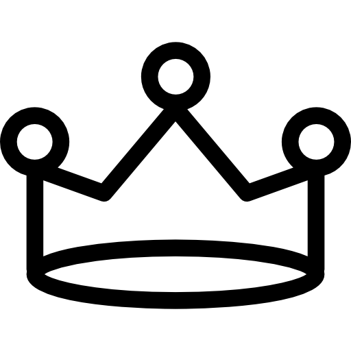 512x512 Outline, Royal Crown, Simple, Shapes, Crown, Object, Crowns