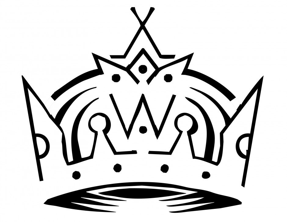 940x726 Crown Outline Template
