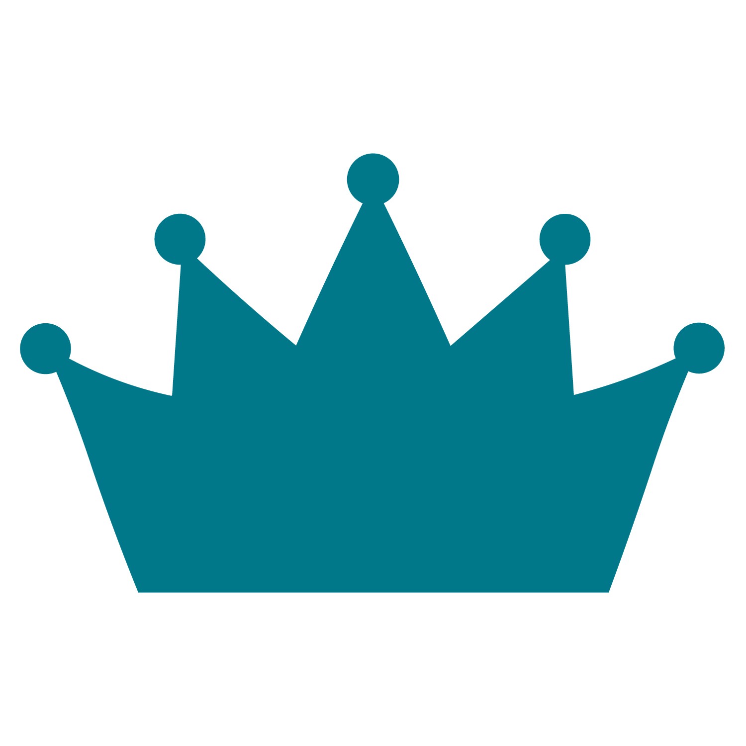 1500x1500 Turquoise Clipart Princess Crown
