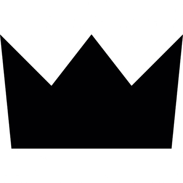 626x626 Crown Shape Silhouette Icons Free Download