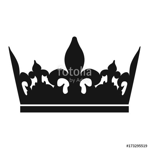 500x500 Isolated Crown Silhouette Stock Image And Royalty Free Vector