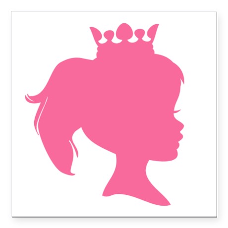 460x460 Princess Silhouette Clip Art