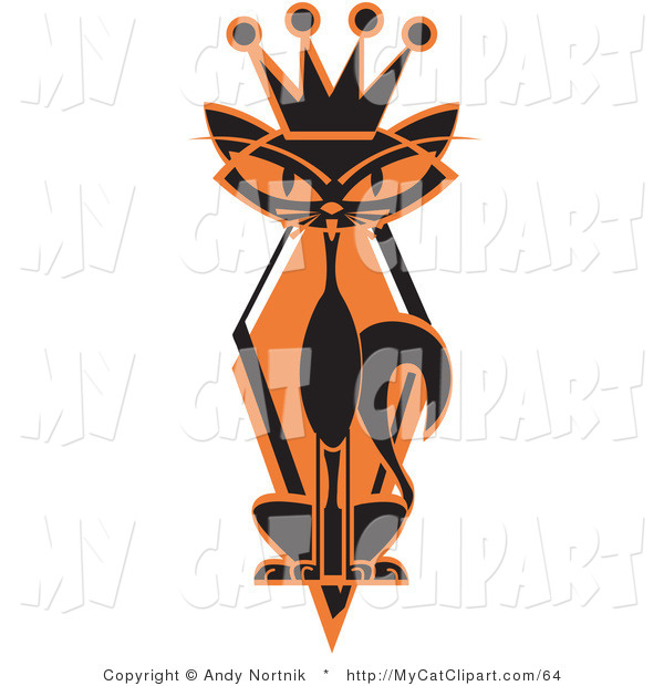 600x620 Clip Art Of A Slim Black Halloween Siamese Cat In Silhouette