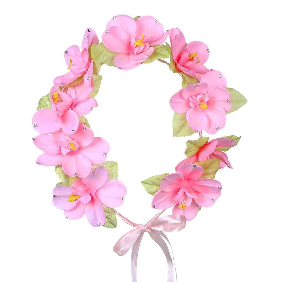 1185x1185 Pink Flower Crown Transparent